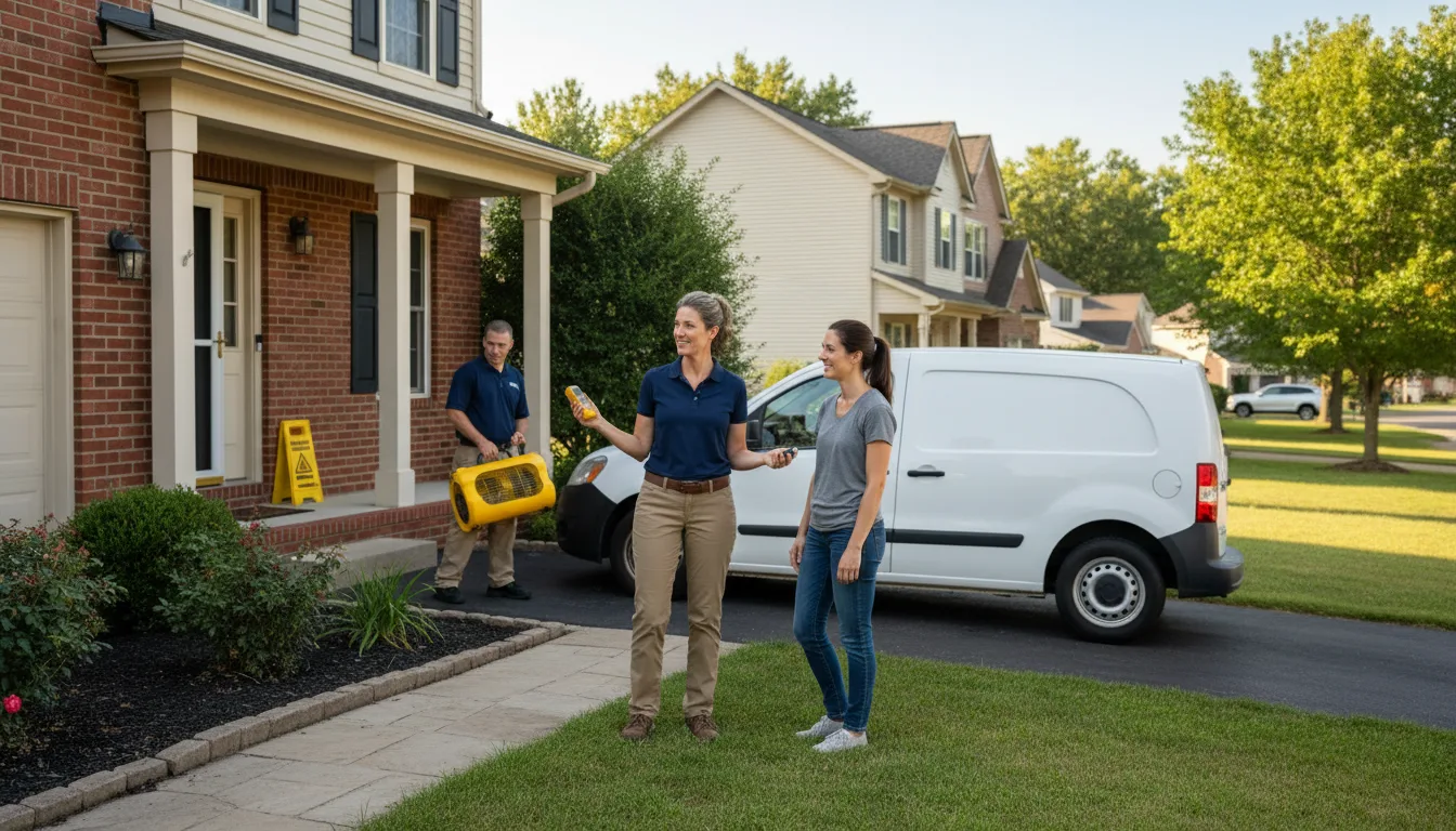 Residential water damage restoration in Spencer, NE